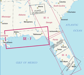 Jeppesen VFR+GPS Enroute Chart Southeast 7