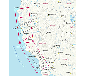 Jeppesen VFR+GPS Enroute Chart West-1