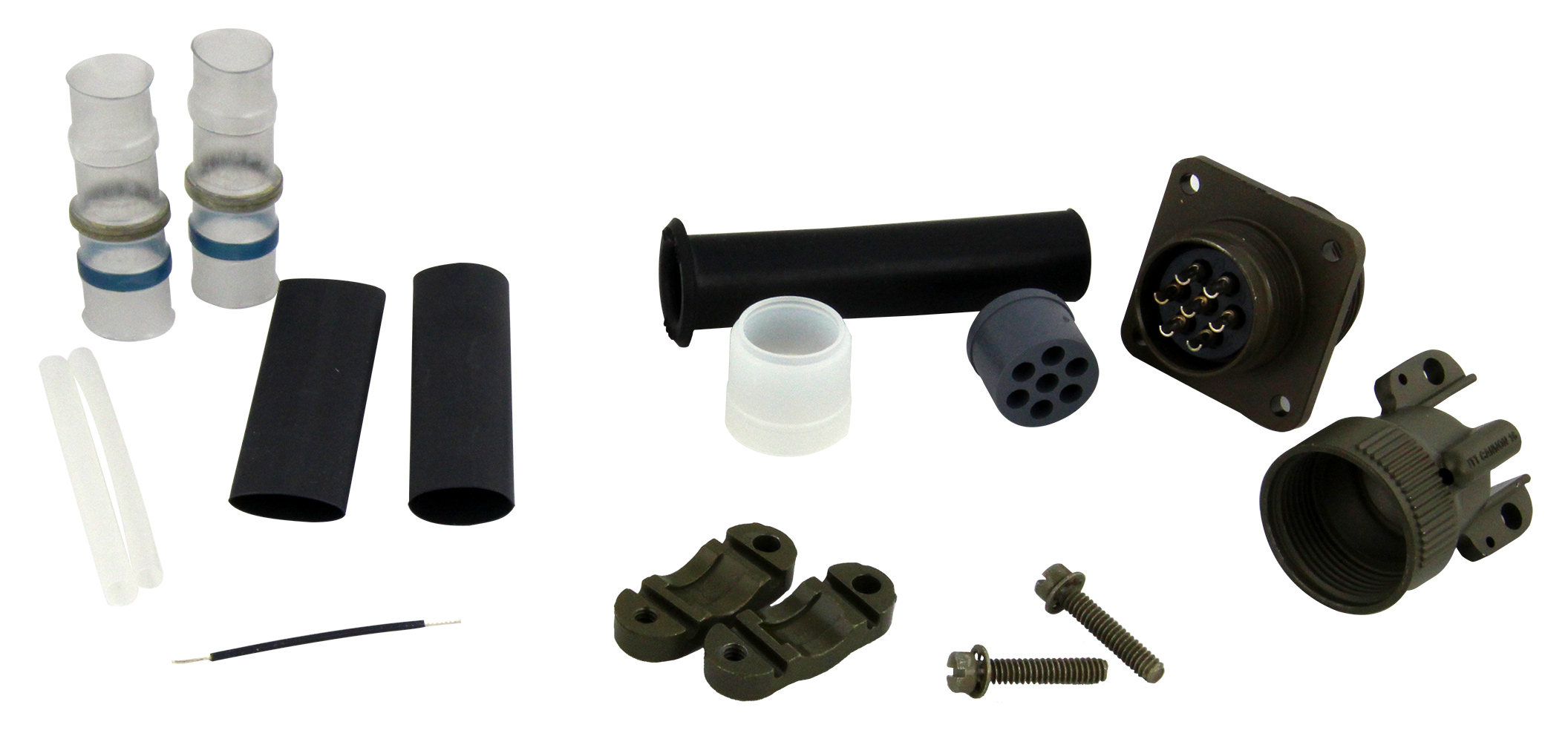 David Clark 7 Socket Connector Kit for Bulkhead Mounting