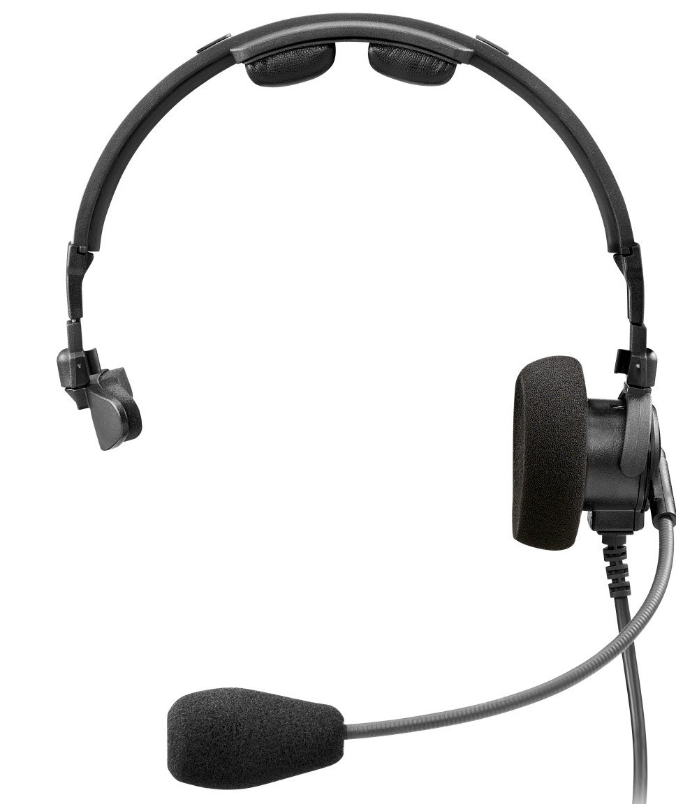 Telex Airman 7 Pro Pilot Headset Dual Plugs Single Sided