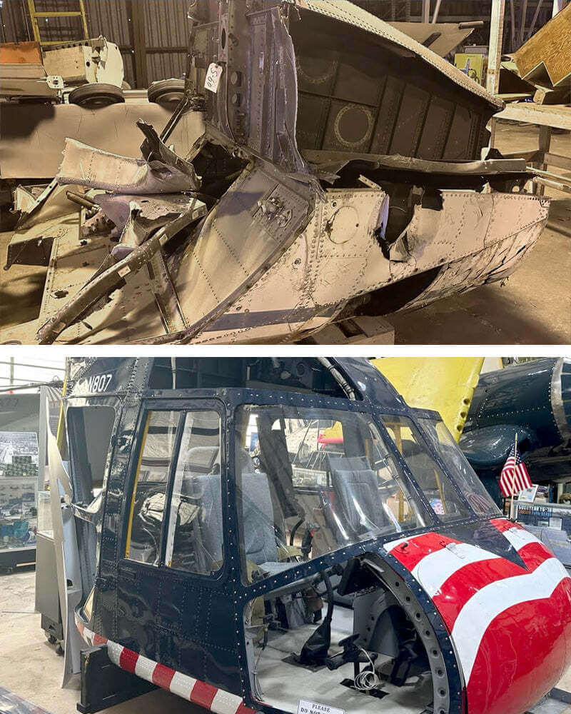 Sikorsky S-60 Flying Crane PlaneTag - Tail #N807