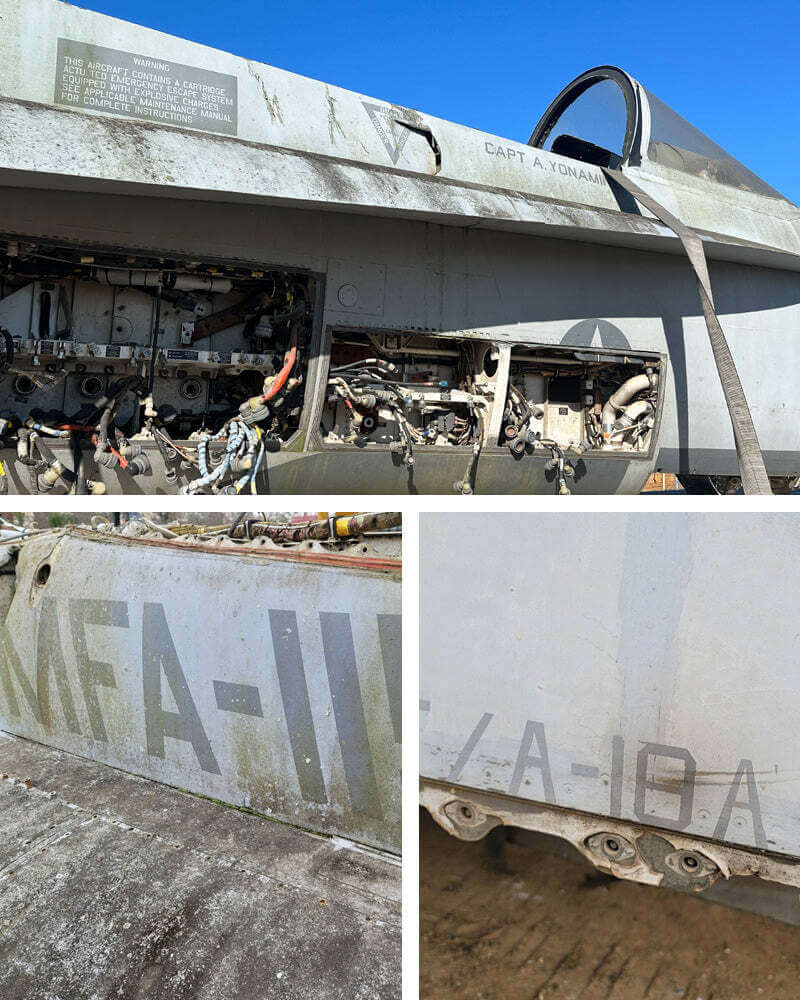 K☆N F-18 Hornet PlaneTag - BuNo 163124 - MyPilotStore.com