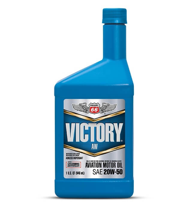 Phillips 66 Victory AW 20W-50 Aviation Oil - 12 Quart Case