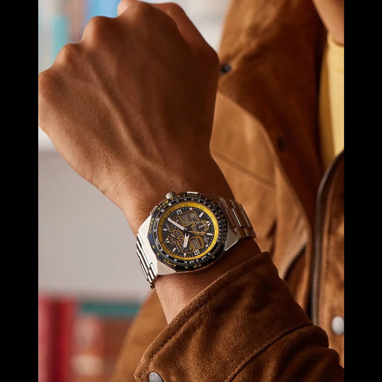 Citizen Promaster Skyhawk A-T Watch with Blue Dial Stainless Steel