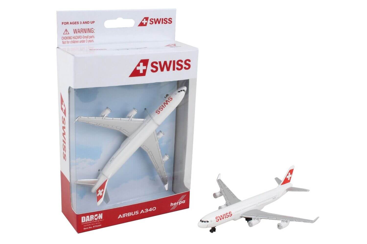 スイスインターナショナルエアラインズ　ダイキャストモデル　1/400　A340 スイスインターナショナルエアラインズ ダイキャストモデル 1