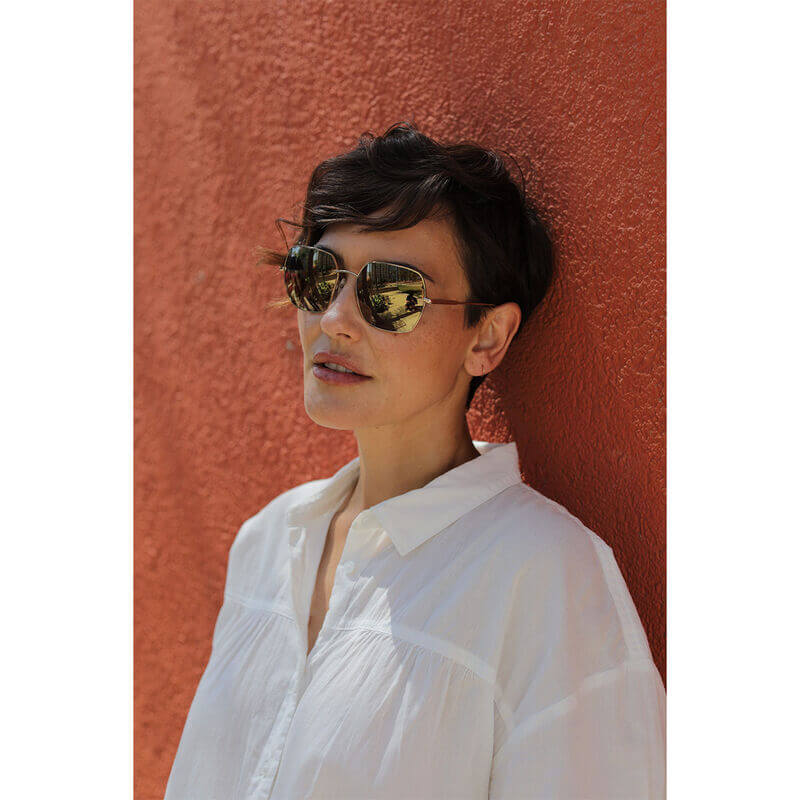 Serengeti LOY Shiny Light Gold - Mineral Drivers Sunglasses