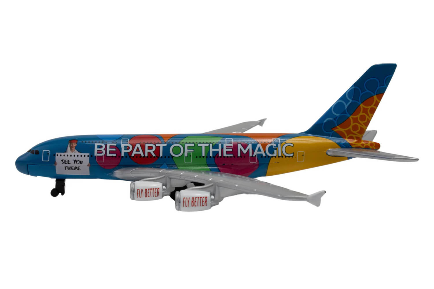 Emirates Airbus A380 Magic Airline Die Cast Model - MyPilotStore.com