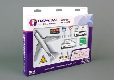 航空機・ヘリコプター HAWAIIAN AIRLINES AIRPORT PLAY SET Hawaiian Airlines Airport Play Set - MyPilotStore.com
