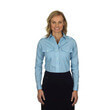 Van Heusen Aviator Shirt - Ladies Long Sleeve - Blue