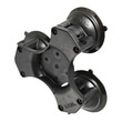 RAM Twist-Lock Triple Suction Cup Base with AMPS Hole Pattern