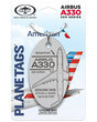 American Airlines Airbus A330 PlaneTag (Pearl) Tail # N275AY