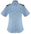 AP Professional Pilot Shirt - Ladies Short Sleeve BLUE