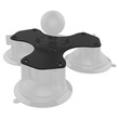 RAM Triple Suction Cup Plate Adapter