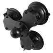 RAM Twist-Lock Triple Suction Cup Base with Ball