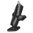 RAM Double Ball Mount with Diamond Plate and 1/4