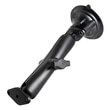 RAM Twist-Lock Suction Cup Double Ball Mount - Long