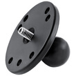 RAM Ball Adapter with Round Plate and 1/4