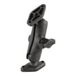 RAM Composite Double Ball Mount with Two Diamond Plates - Medium
