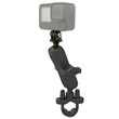 RAM U-Bolt Double Ball Mount with Action Camera Adapter - Medium