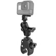 RAM Tough-Claw Clamp Mount with Action Camera Adapter - Aluminum