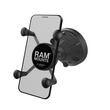 RAM X-Grip Phone Mount with RAM Mighty-Buddy Suction Cup