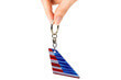 American Airlines Tail Fin Keychain
