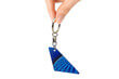 United Airlines Tail Fin Keychain