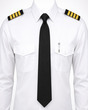 Pilot Tie, Clip-On - Black or Navy Blue