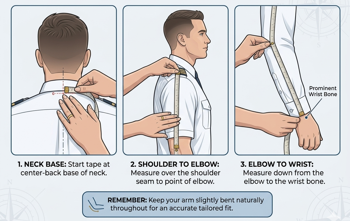 How to measure sleeve length