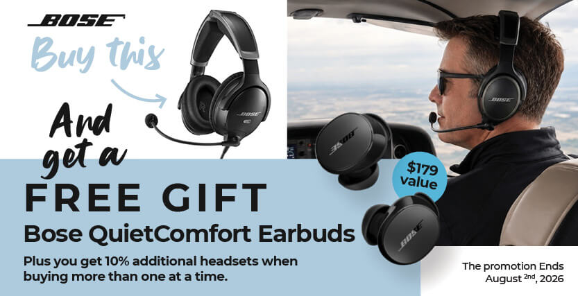 Bose A30 Aviation Headset with Bluetooth Special Offer